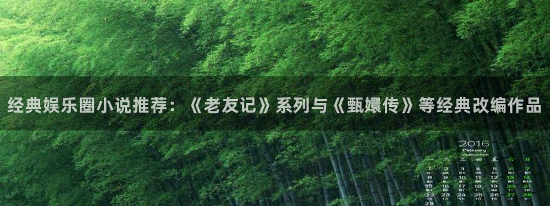 益达娱乐app：经典娱乐圈小说推荐：《老友记》系列与《甄嬛传》等经典改编作品